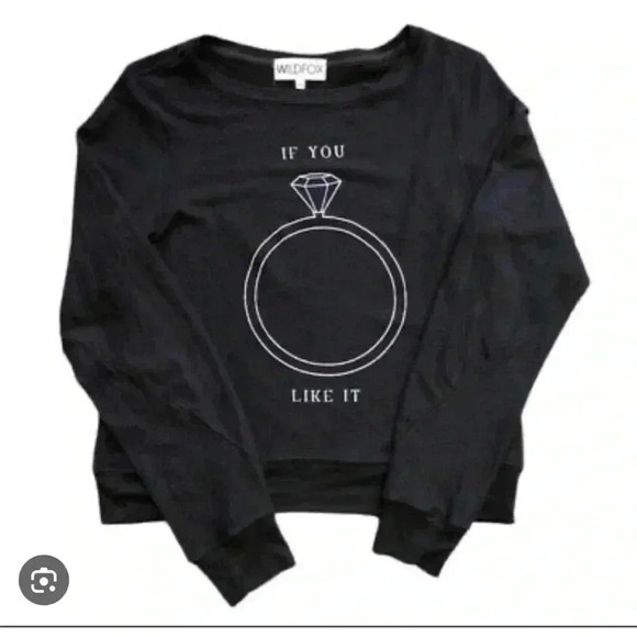 Wildfox Tops - Wildfox microfleece pullover NWOT